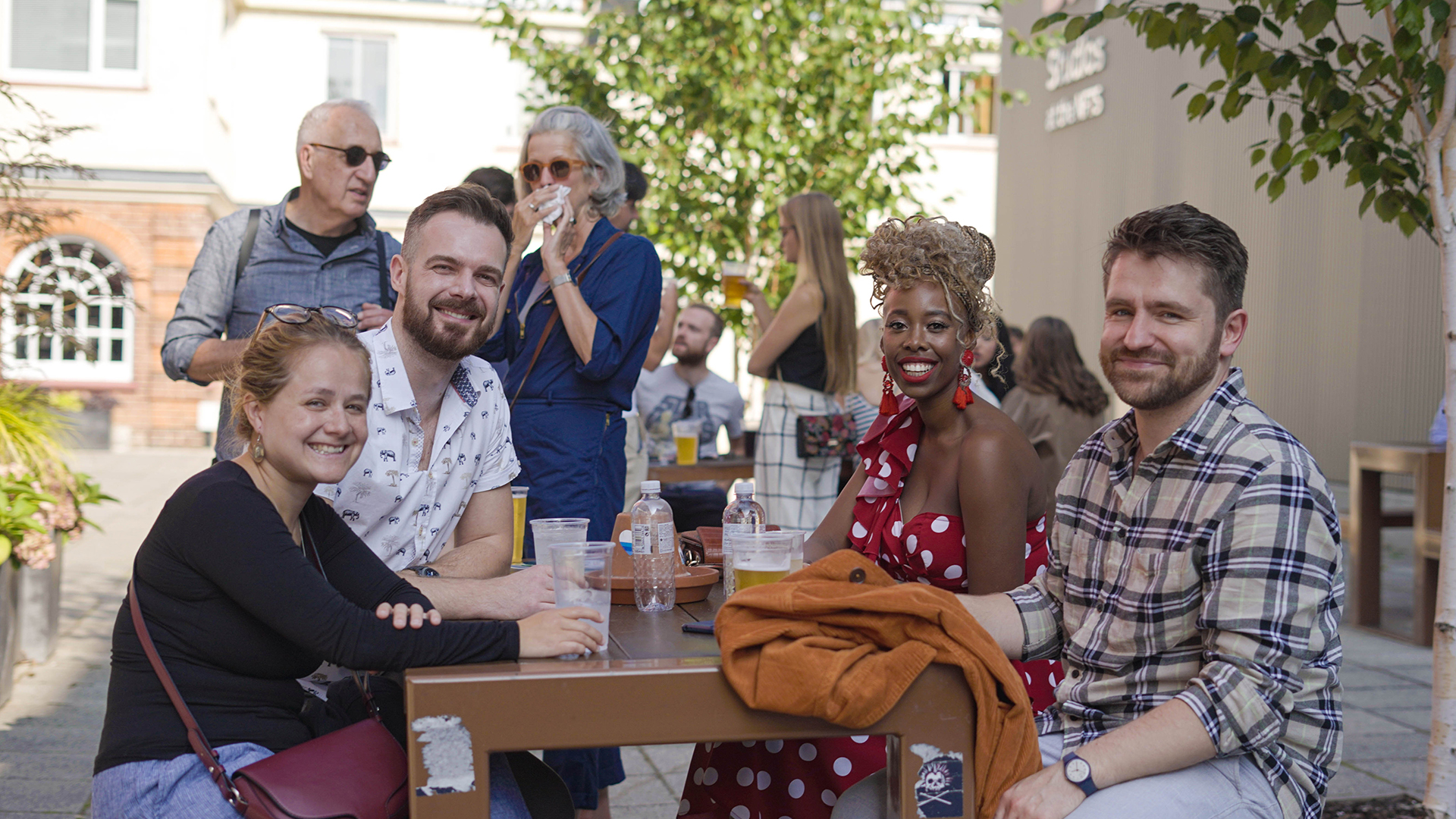 Alumni at 50th NFTS Celebrations - group shot