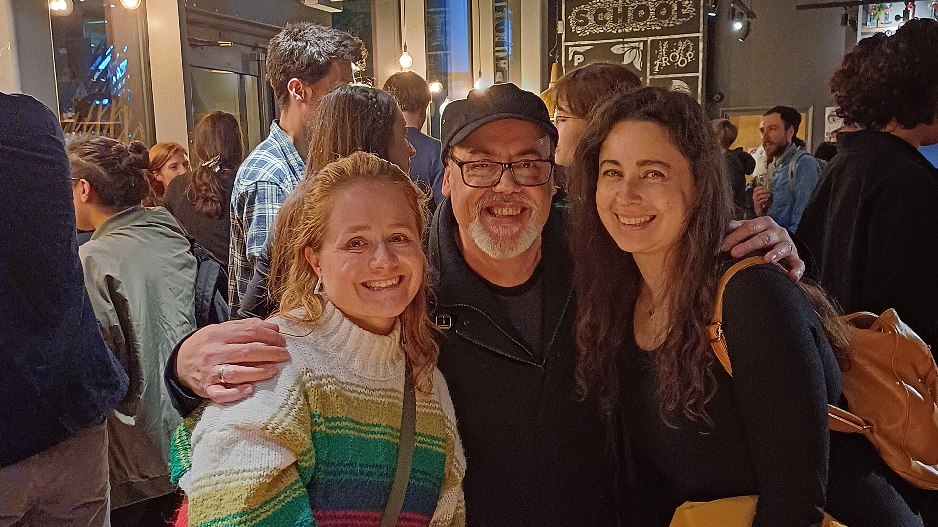 John Osborne with graduates