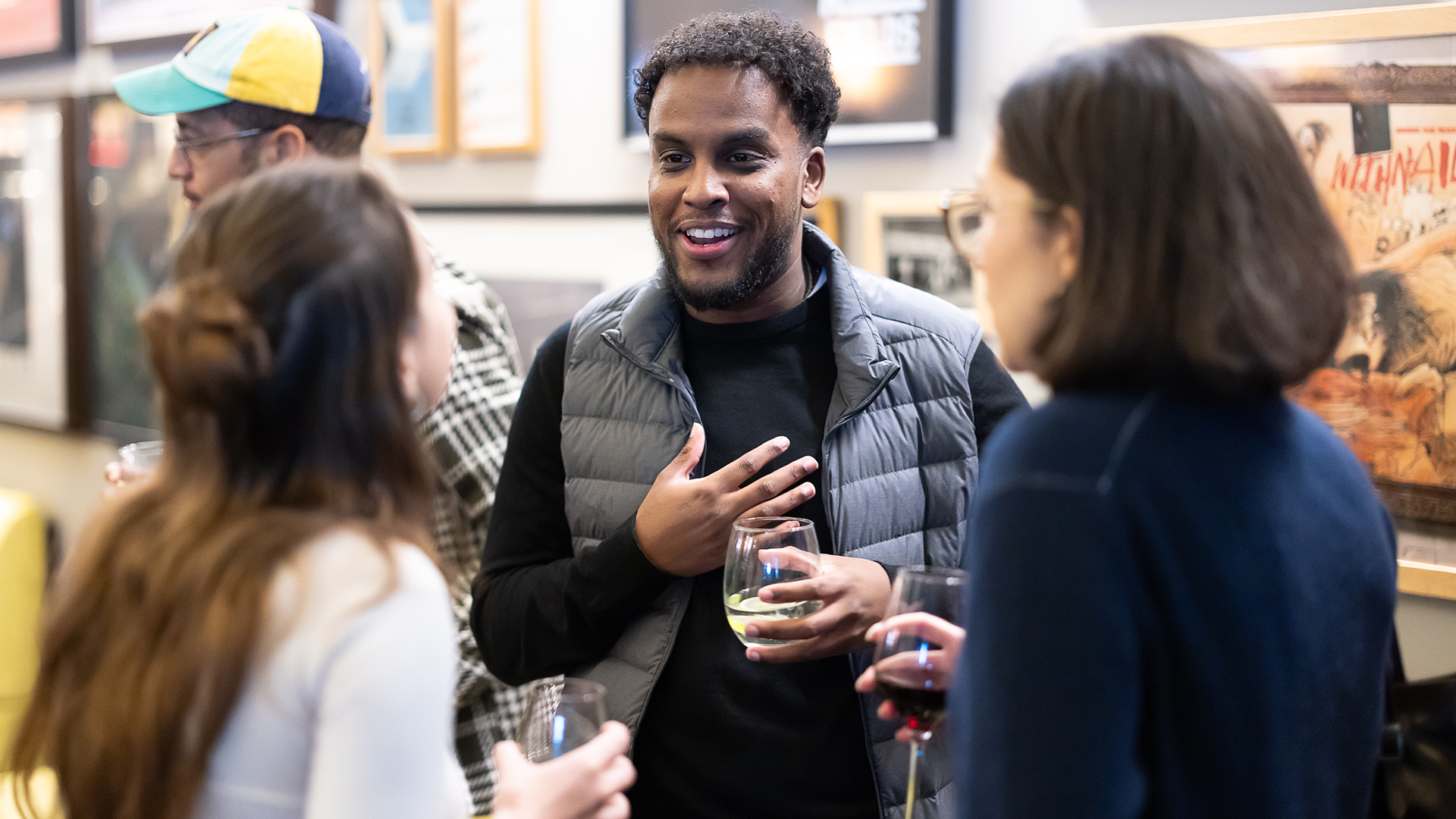 Black and Asian Mixer 2024 group chatting 