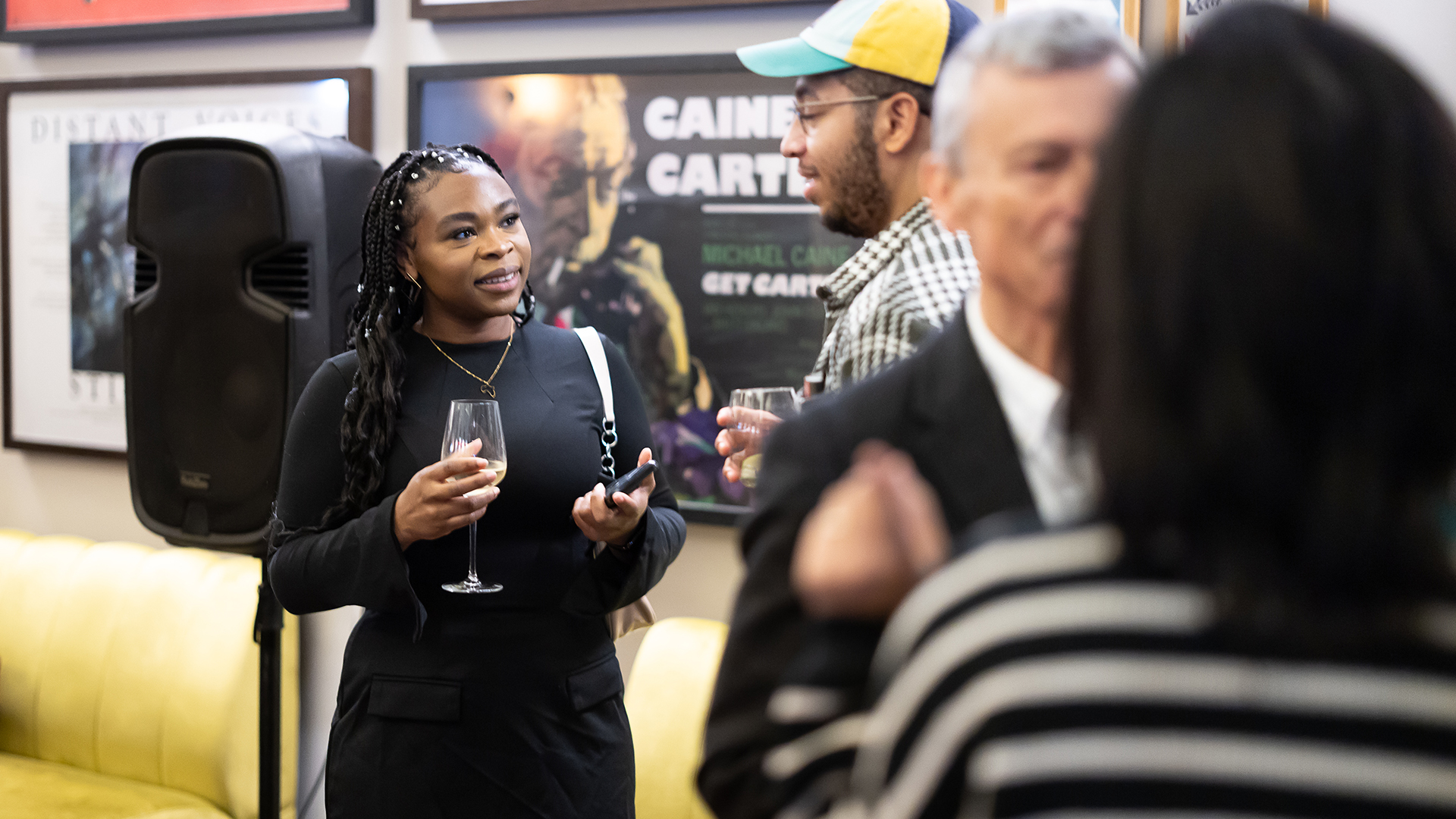 Black and Asian Mixer 2024 group chatting 