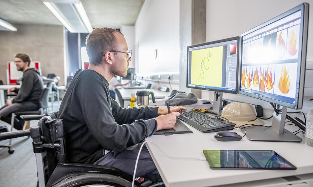 NFTS games design student