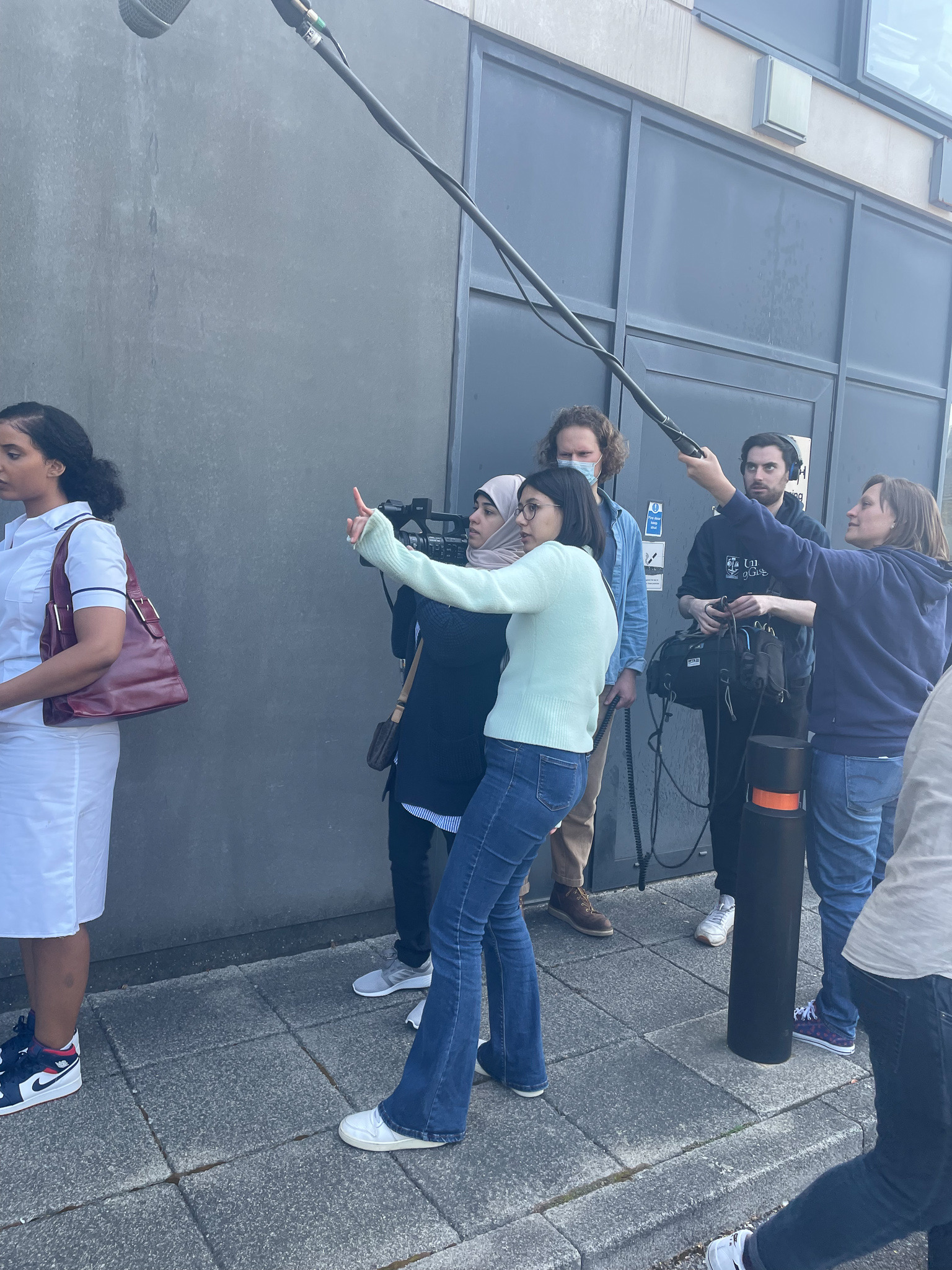 Ezgi Arifulo at the in-person filmmaking workshop