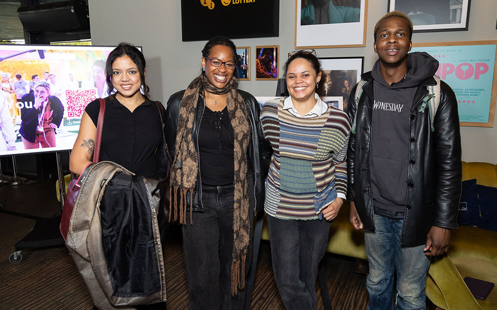 Alumni at launch event