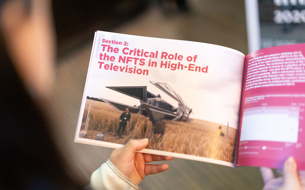 The critical role of the NFTS in high-end television - page in brochure