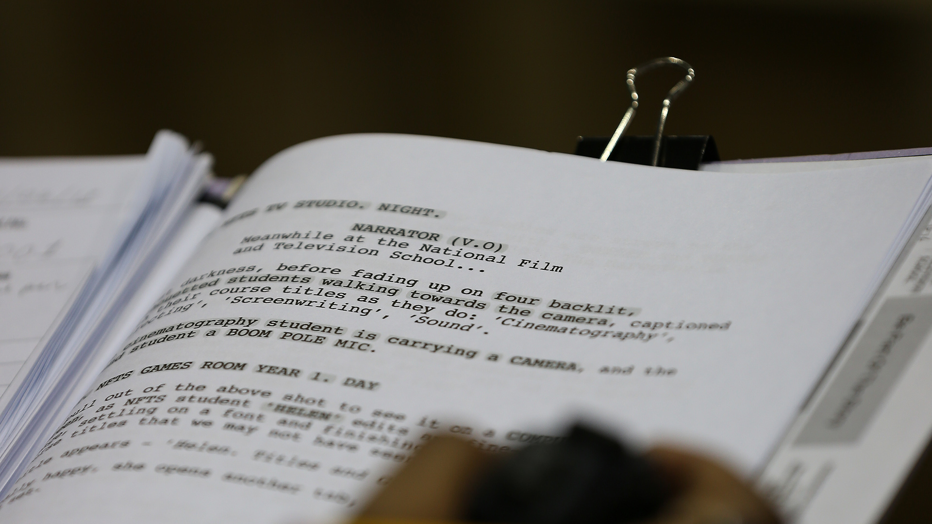 Screenwriting course link